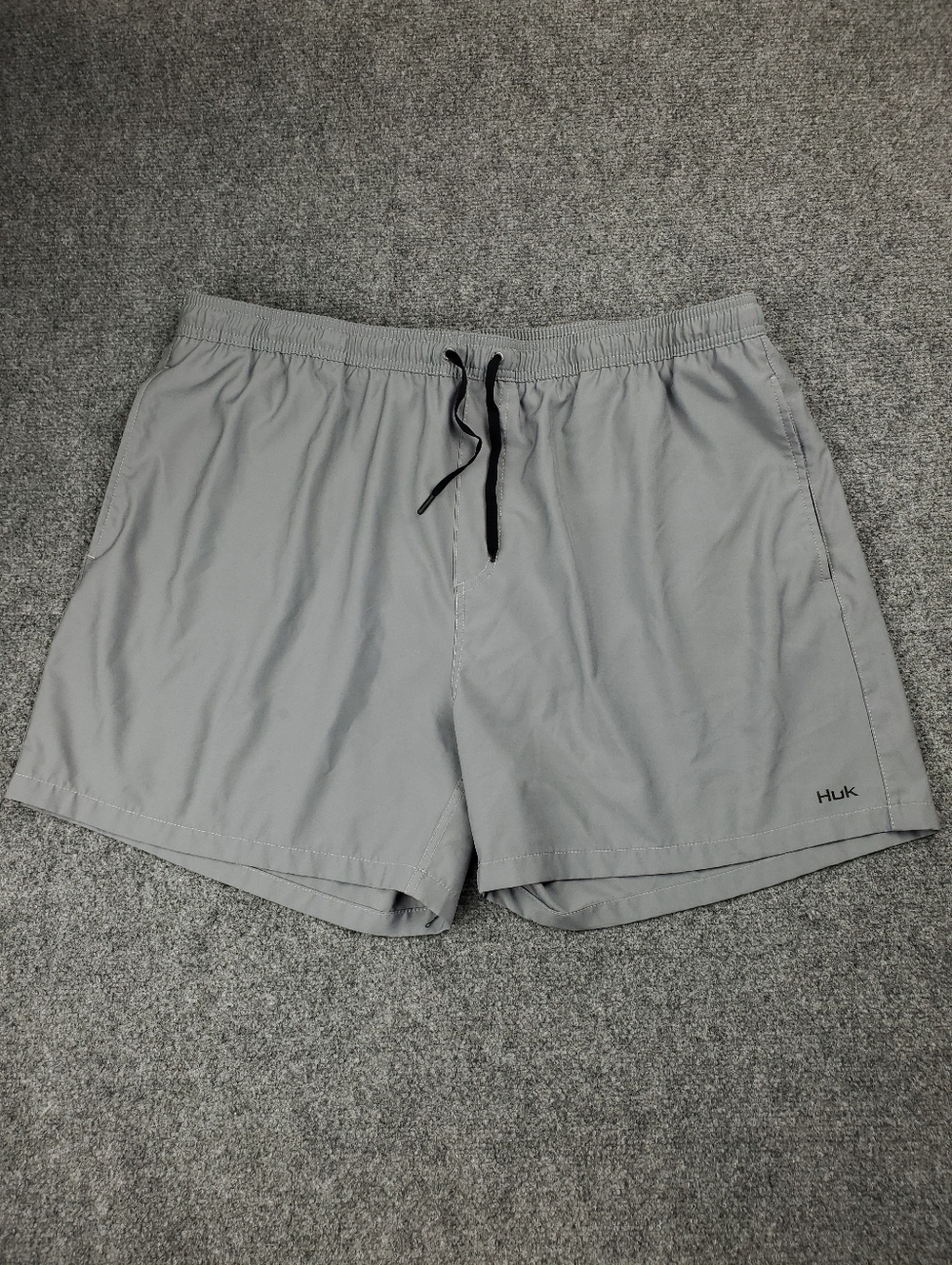 Huk Pursuit Volley Shorts Mens 3XL Mesh Lined Hybrid Swim Trunks Fishing Gray